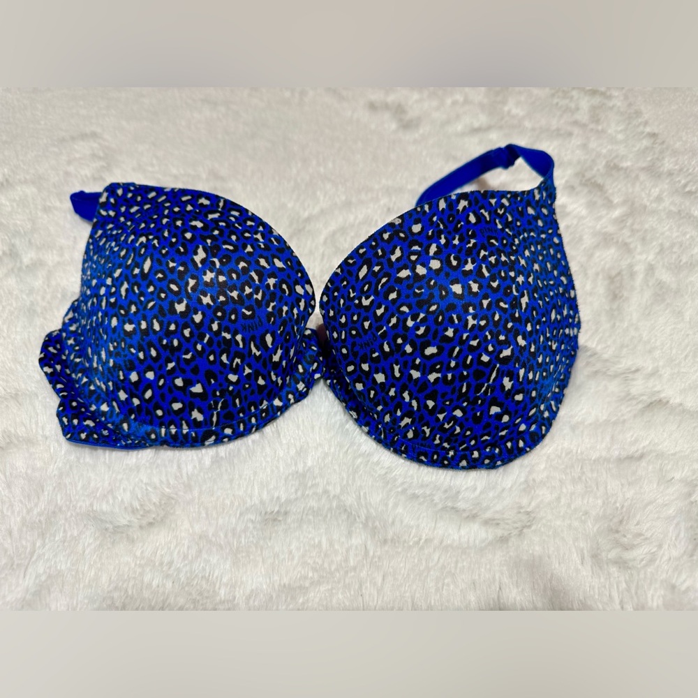 Victoria’s Secret Leopard Blue bra 34B